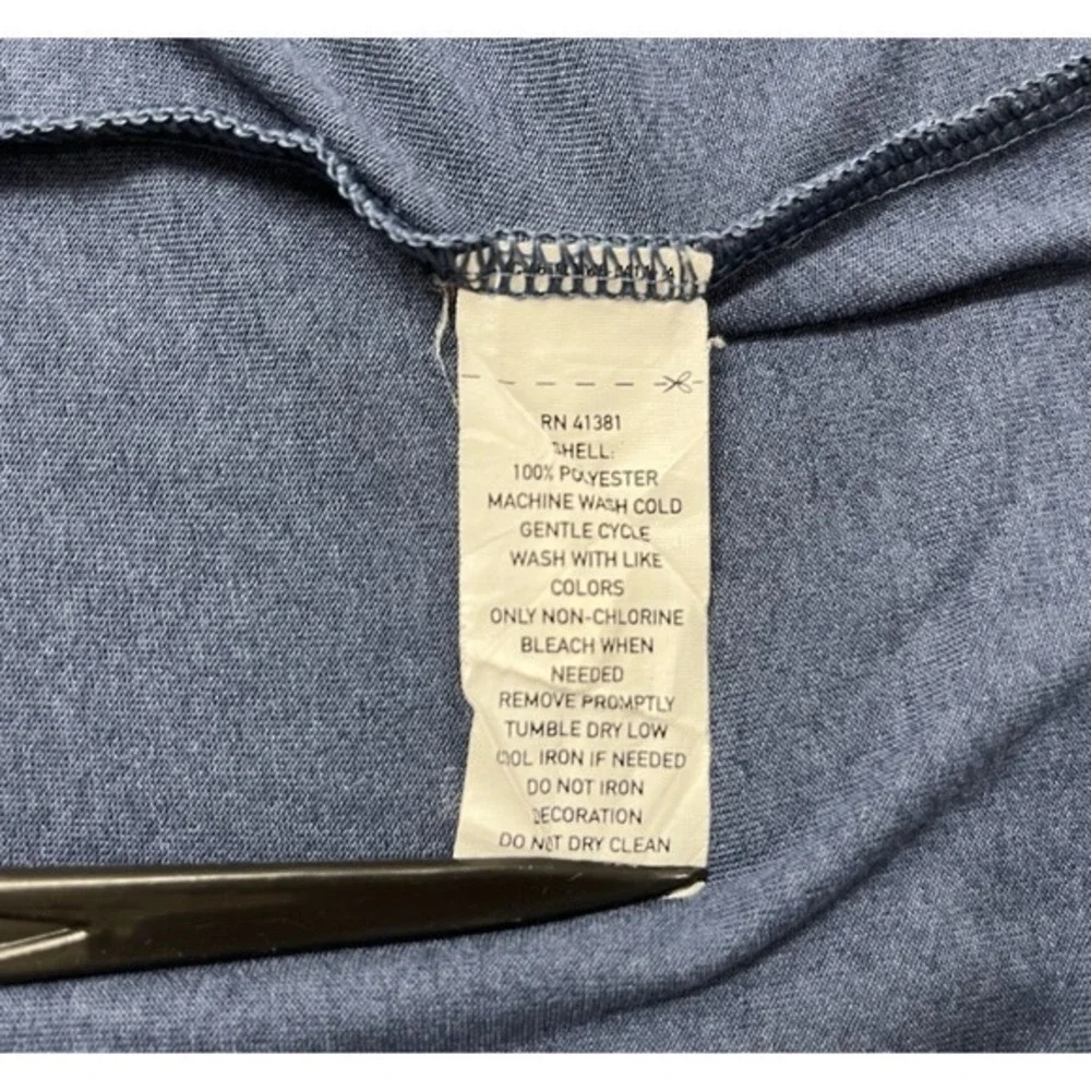 Polo Sport Ralph Lauren Performance Shirt Men XL  Navy Quarter Zip ThermoVenT